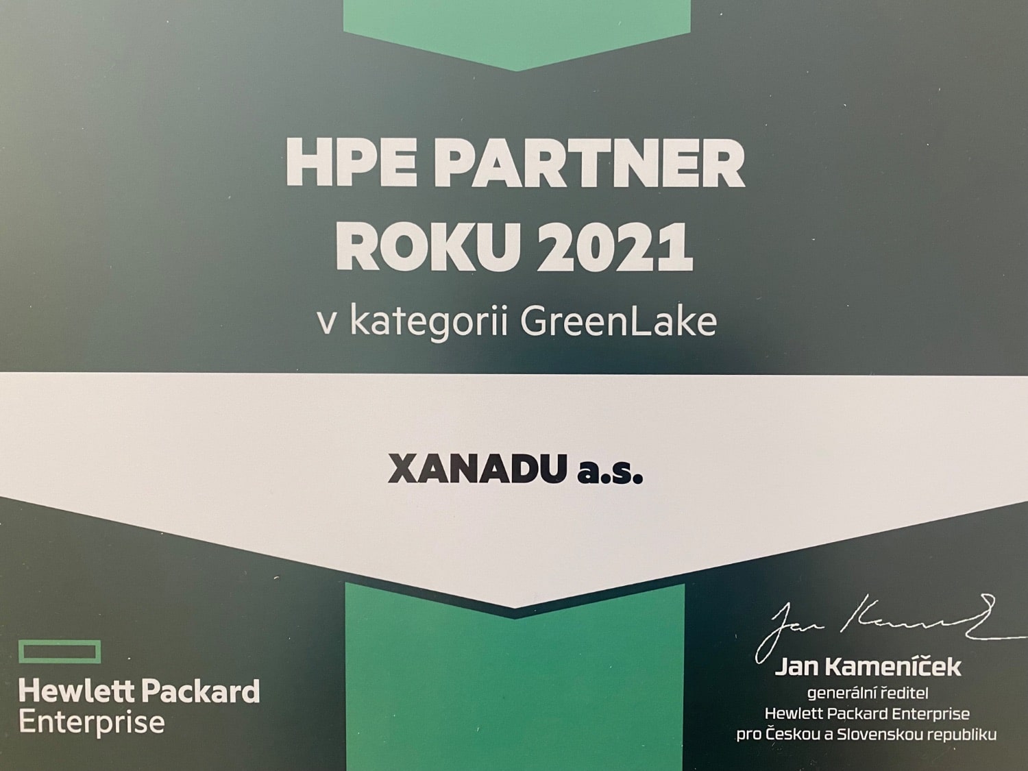 HPE Partner roku 2021